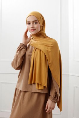 Sibel - Senapsgul Jersey Hijab