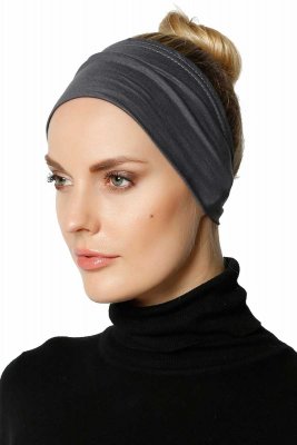 Cemre - Mörkgrå Bandana Underslöja