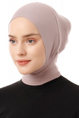 Elnara - Stengrå Plain Hijab Underslöja