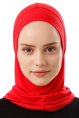 Logo Plain - Röd One-Piece Al Amira Hijab