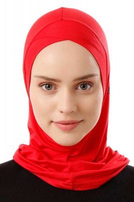 Logo Cross - Röd One-Piece Al Amira Hijab