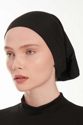 Emine - Svart Hijab Undersjal 