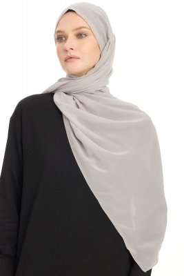 Chiffon Hijab - Grå