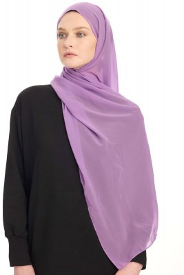 Chiffon Hijab - Ljuslila