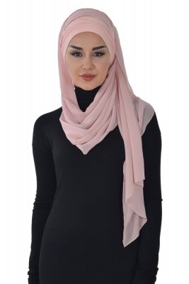 Alva - Gammelrosa Praktisk Hijab & Underslöja