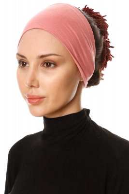 Cemre - Mörkrosa Bandana Underslöja