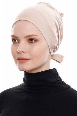 Kiraz - Ljus Taupe Bomull XXL Undersjal - Ecardin