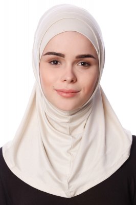 Nehir - Ljus Beige 2-Piece Al Amira Hijab