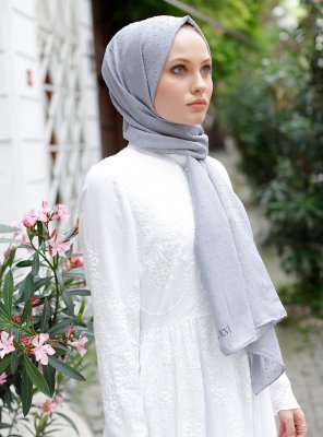 Malika - Grå Hijab - Sal Evi