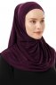 Esma - Plommon Amira Hijab - Firdevs