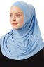 Esma - Ljusblå Amira Hijab - Firdevs