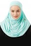 Esma - Ljusgrön Amira Hijab - Firdevs