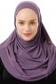 Esma - Mörklila Amira Hijab - Firdevs