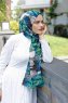 Kader - Grön Mönstrad Hijab - Sal Evi