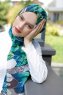 Kader - Grön Mönstrad Hijab - Sal Evi