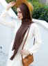 Emira - Mörkbrun Hijab - Sal Evi