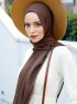 Emira - Mörkbrun Hijab - Sal Evi