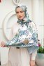 Ananas Mönstrad Twill Hijab - Sal Evi