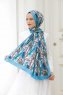Lilja Mönstrad Twill Hijab - Sal Evi