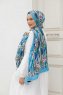 Lilja Mönstrad Twill Hijab - Sal Evi