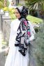 Memphis Mönstrad Twill Hijab - Sal Evi