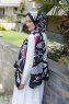 Memphis Mönstrad Twill Hijab - Sal Evi