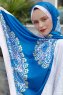 Blue Dream Mönstrad Twill Hijab - Sal Evi