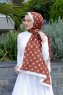 Kanel Mönstrad Twill Hijab - Sal Evi