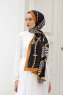 Diamond Mönstrad Twill Hijab - Sal Evi