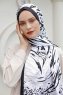 Whirlpool Mönstrad Twill Hijab - Sal Evi