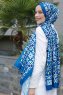 Spring Mönstrad Twill Hijab - Sal Evi