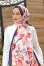 Honeysuckle Mönstrad Twill Hijab - Sal Evi