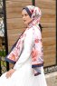 Honeysuckle Mönstrad Twill Hijab - Sal Evi