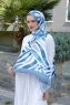 Clouds Mönstrad Twill Hijab - Sal Evi