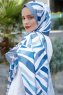 Clouds Mönstrad Twill Hijab - Sal Evi