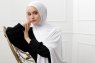 Sibel - Vit Jersey Hijab