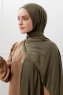 Sibel - Khaki Jersey Hijab