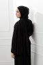 Sibel - Svart Jersey Hijab