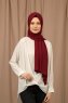 Yildiz - Cherry Crepe Chiffon Hijab