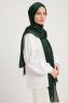 Berrak - Mörkgrön Janjanli Hijab