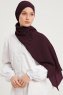 Afet - Mörklila Comfort Hijab