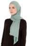 Melek - Grön Premium Jersey Hijab - Ecardin