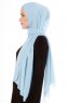 Derya - Ljusblå Praktisk Chiffon Hijab