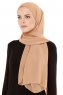 Derya - Gold Praktisk Chiffon Hijab