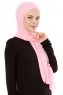 Derya - Rosa Praktisk Chiffon Hijab