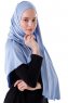 Hanfendy - Ljusblå Praktisk One Piece Hijab