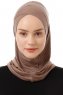 Babe Cross - Mörk Taupe One-Piece Al Amira Hijab