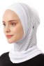 Babe Plain - Vit One-Piece Al Amira Hijab