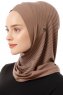 Babe Plain - Mörk Taupe One-Piece Al Amira Hijab