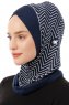 Silva Cross - Marinblå One-Piece Al Amira Hijab